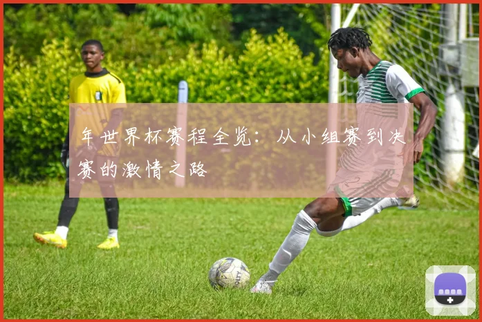 年世界杯赛程全览：从小组赛到决赛的激情之路